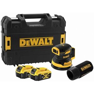 Dewalt - Exzenterschleifer xr 18V 125 mm Brushless 2 x 5.0Ah Akkus + tstak Gehäuse - ohne Ladegerät - DCW210P2-QW