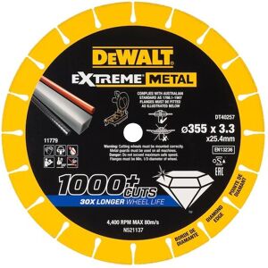 Dewalt - Extreme Metallscheibe 355 x 25.4 x 3.3 mm DT40257-QZ