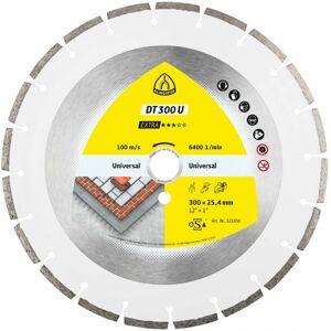 Dt 300 u Diamanttrennscheiben, 300 x 2,8 x 30 mm 17 Segmente 50,1 x 2,8 x 7 mm, Standardverzahnung - Klingspor