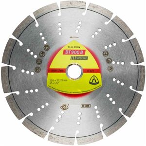 Dt 900 b Diamanttrennscheiben, 125 x 2,4 x 22,23 mm 9 Segmente 33 x 2,4 x 12 mm, Standardverzahnung - Klingspor