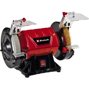 Einhell - Doppelschleifer tc-bg 150 b (max. 350 w, einstellbare Funkstuzgläser, große + verstellbare Arbeitsauflagen, inkl. Grobschleifscheibe K36 +