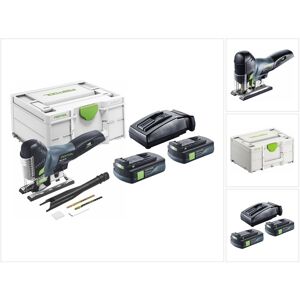 Carvex psc 420-Basic Akku Pendelstichsäge 18 v 120 mm Brushless + 2x Akku 3,0 Ah + Ladegerät + Systainer - Festool