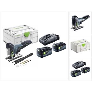 Festool CARVEX PSC 420-Basic Akku Pendelstichsäge 18 V 120 mm Brushless + 2x Akku 5,0 Ah + Ladegerät + Systainer