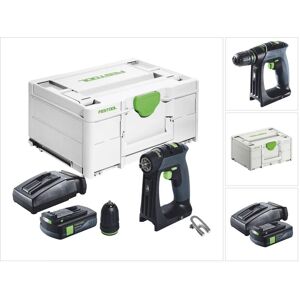 Cxs 18 Akku Bohrschrauber 18 v 40 Nm Brushless + 1x Akku 3,0 Ah + Ladegerät + Systainer - Festool