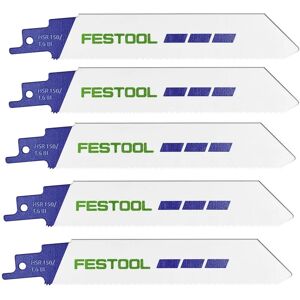 Festool - Säbelsägeblatt hsr 150/1,6 BI/5 Metall / Stainless Steel 150mm 16TPI 5er Pack