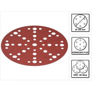 Stf D150/48 Rubin2 Schleifscheiben RU2/50, P120, 150 mm / 50 Stück ( 575190 ) - neue Version von 499121 - Festool