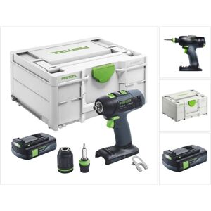 T 18+3 Basic Akku Bohrschrauber 18 v 50 Nm Brushless + 1x Akku 3,0 Ah + Systainer - ohne Ladegerät - Festool