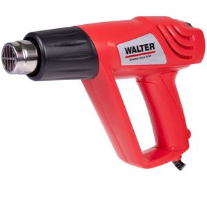 Walter Werkzeuge - walter Heißluftpistole 2000W, bis max 550° und 500l/min, 2 Stufen, verschiedene Düsen