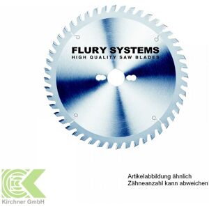 Flury Systems - HM-Blatt Flury Guhdo 250 x 30 z 40 wz Nr. 261009 Kreissägeblatt Trennblatt