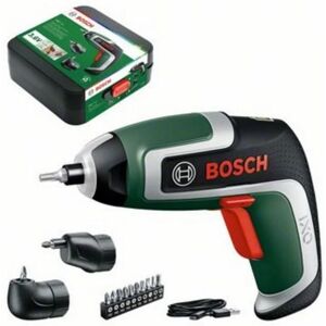 Akkuschrauber ixo Set (7. Generation, 3,6V, 2,0Ah, Winkel- und Exzenter-Aufsatz, Mikro-USB-Kabel, Aufbewahrungsbox, Set) - Bosch