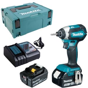 Makita - Akku-Schlagschrauber DTD153RTJ 18V mit 2x 5,0 Ah Akkus + Lader im makpac