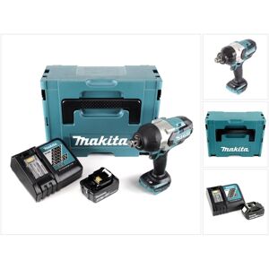 Dtw 1001 RT1J Akku Schlagschrauber 18V 3/4 1050Nm Brushless + 1x Akku 5,0Ah + Ladegerät + Makpac - Makita