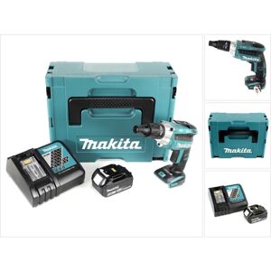 Makita - dfs 251 RF1J Akku Trockenbauschrauber 18V brushless + 1x Akku 3,0 Ah + Schnellladegerät im Makpac 2