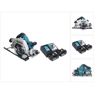 Makita - dhs 900 RF2U Akku Handkreissäge 36 v ( 2x 18 v ) 235 mm Brushless + 2x Akku 3,0 Ah + Ladegerät + Bluetooth Adapter