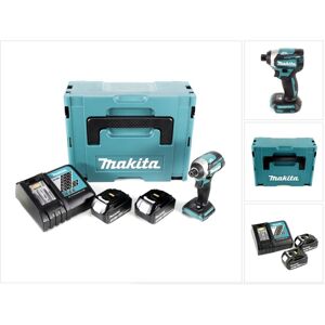 Makita - dtd 154 rfj Akku Schlagschrauber 18V 1/4 175Nm Brushless + 2x Akku 3,0Ah + Ladegerät + Makpac