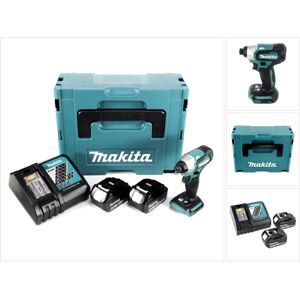 Dtd 155 rmj 18 v Brushless Li-Ion Akku Schlag Schrauber im Makpac + 2 x BL1840 b 4,0 Ah Akku + 1 x dc 18 rc Ladegerät - Makita