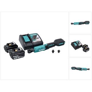 Makita - dwr 180 rf Akku Ratschenschrauber 18 v 47,5 Nm 1/4 3/8 + 2x Akku 3,0 Ah + Ladegerät