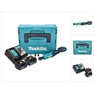 Makita - dwr 180 rmj Akku Ratschenschrauber 18 v 47,5 Nm 1/4 3/8 + 2x Akku 4,0 Ah + Ladegerät + Makpac