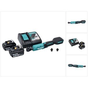 Makita DWR 180 RT Akku Ratschenschrauber 18 V 47,5 Nm 1/4 3/8 + 2x Akku 5,0 Ah + Ladegerät