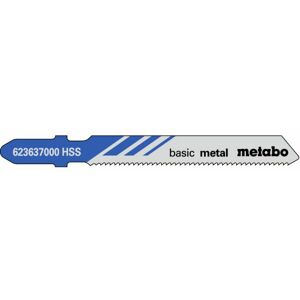 25 Stichsägeblätter basic metal 51/ 1,2 mm, hss (623692000) - Metabo