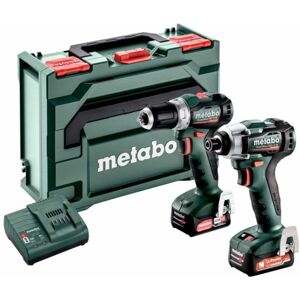 Akku Combo Set 2.7.3 12 v bl, PowerMaxx bs 12 bl + PowerMaxx ssd 12 bl x 145 - Metabo