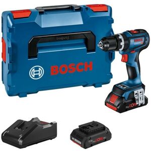 Akku Schlagbohrschrauber gsb 18V-90 c Bosch 2 x 4,0Ah mit Akku und Ladegerät, Bluetooth