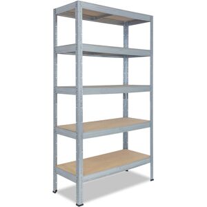 shelfplaza® PROFI 155x70x30cm Schwerlastregal verzinkt / Metallregal 5 Böden mit je 200kg Tragkraft als Kellerregal, Garagenregal, Werkstattregal &