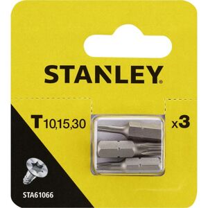 Pirana/ Stanley sta61066 (x61066) 3 einsätze mm.25 tx 10-15-30