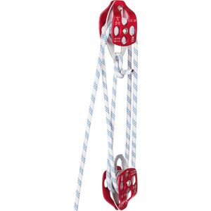 VEVOR Twin Sheave Block und Tackle, 0,43–0,5 Zoll, 100–200 Fuß, Twin Sheave Block mit geflochtenem Seil, 30–35 kN, 6600–7705 lbs,