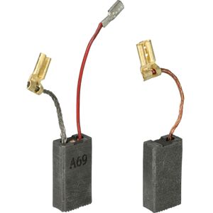 2x Kohlebürste 23 x 12,3 x 6,2 mm kompatibel mit Bosch 3611B640B1, 3611B640B0, 3 611 C21 000 Elektrowerkzeug, Bohrhammer - Vhbw