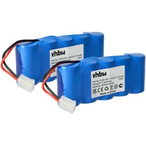 VHBW 2x Ni-MH Akku 2000mAh (6V) kompatibel mit Werkzeuge Bosch Roll-Lift K10, Roll-Lift K12, Bosch Rollfix D870E Ersatz für Bosch 9 500 005, 9000163,