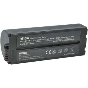 Akku Ersatz für Canon NB-CP2L, NB-CP2LH für Drucker Kopierer Scanner Etiketten-Drucker (2000 mAh, 22,2 v, Li-Ion) - Vhbw