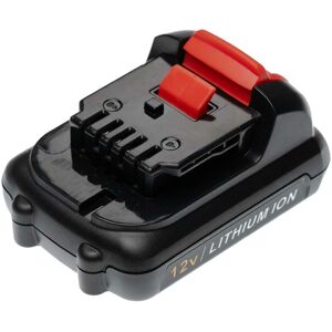 Akku kompatibel mit Dewalt DCS310S1, DCT410, DCS310N, DCS310S2, DCS310D2-QW, DCS310B Elektrowerkzeug (2000 mAh, Li-Ion, 12 v) - Vhbw