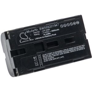 vhbw Akku kompatibel mit Epson EHT-400, EHT-400C, M196D Drucker Kopierer Scanner Etiketten-Drucker (2600mAh, 7,4V, Li-Ion)