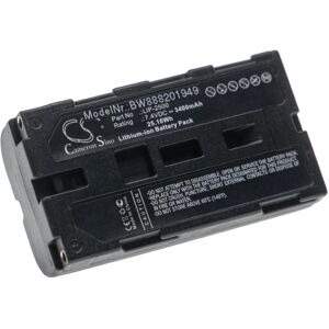 vhbw Akku kompatibel mit Epson Mobilink TMP60 Drucker Kopierer Scanner Etiketten-Drucker (3400mAh, 7,4V, Li-Ion)