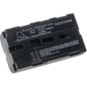 vhbw Akku kompatibel mit Epson Mobilink TMP60 Mobile Printers Drucker Kopierer Scanner Etiketten-Drucker (3400mAh, 7,4V, Li-Ion)