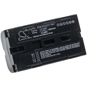 vhbw Akku kompatibel mit Epson Mobilink TMP60, TMP80 Drucker Kopierer Scanner Etiketten-Drucker (2600mAh, 7,4V, Li-Ion)