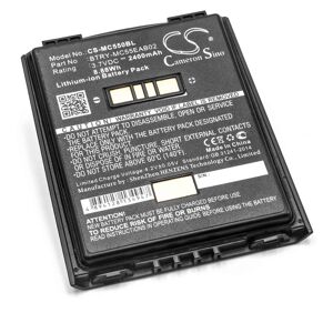 Li-Ion Akku 2400mAh (3.7V) kompatibel mit Mobilcomputer Scanner Symbol MC55, MC5574, MC5590, MC55A, MC55A0, MC56, MC65, MC659, MC659B, MC67 - Vhbw
