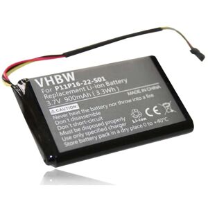 vhbw Li-Ion Akku 900mAh (3.7V) kompatibel mit Navigationsystem GPS TomTom Start XL, 4ET0.002.07 Ersatz für P11P16-22-S01, S4IP016702174.