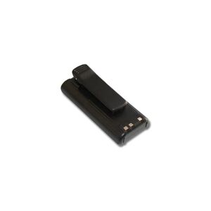 VHBW Ni-MH Akku 1650mAh (7.2V) mit Gürtelclip kompatibel mit Funkgerät iCOM IC-A24, IC-A24E, IC-A6, IC-A6E, IC-F11, IC-F11BR Ersatz für BP-209, BP-210,