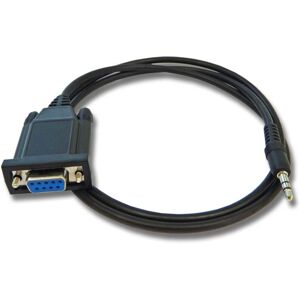 vhbw Programmierkabel RS-232 kompatibel mit Icom IC-V8000, IC-t90A, IC-T8E, IC-T90E, IC-U82, IC-V8/A, IC-V8 Funkgerät - Seriell Adapter Schwarz