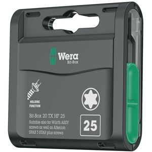 Wera Bitgroßpackung Bit-Box 20 tx hf t 20 Länge 25 mm