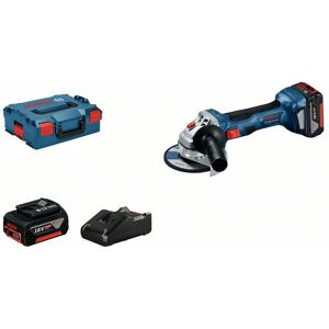 Bosch - Akku-Winkelschleifer gws 18V-7 mit 2 x Akku gba 18V 4.0 Ah in l-boxx 136