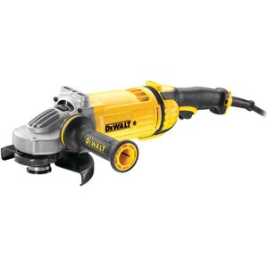 DeWALT Elektronischer Winkelschleifer DWE4557-QS 180mm 2400 Watt - inkl. Schutzhaube, Vibrationsdämpfender Handgriff - hohe Motorstandzeit