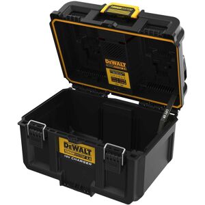 DeWALT Akku-Ladegerät Tough-System 2.0 DWST83471-QW 18V, Ladebox, Charger Box, zusätzlich 2 USB Ports für Mobil-Geräte