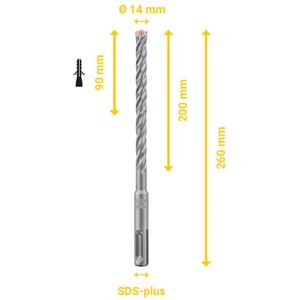 Bohrer SDS-plus Ø 14 mm