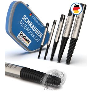 Stone Reef Professional Screw Extractor Set [5 Pieces Including Storage Box] - - Sehr Gut
