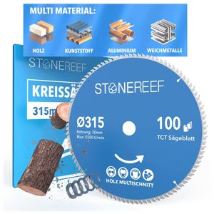 Stone Reef Sägeblatt 315x30 - Kreissägeblatt [Adapter Auf Bohrung - Neu