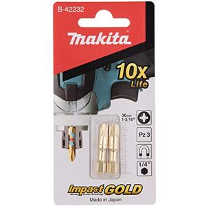 Makita B-42232 Impact Gold Shorton Bit Pz#3x1-3/16