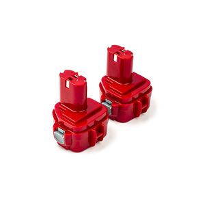 2x Makita PA09 / 9120 / 9133 / 9134 Akkus (9.6 V, 3 Ah)